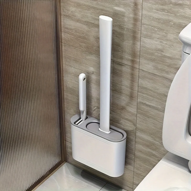 Toilet Brush Holder - 1 Set of 2 Toilet Brushes