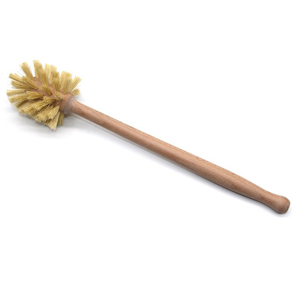Toilet Brush Holder - 1PC Wooden Toilet Brush Long Handle