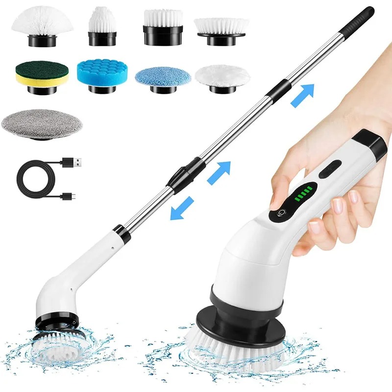 Home Bathroom Products - Cordless Multifunctional Electric Cleaning Brush -