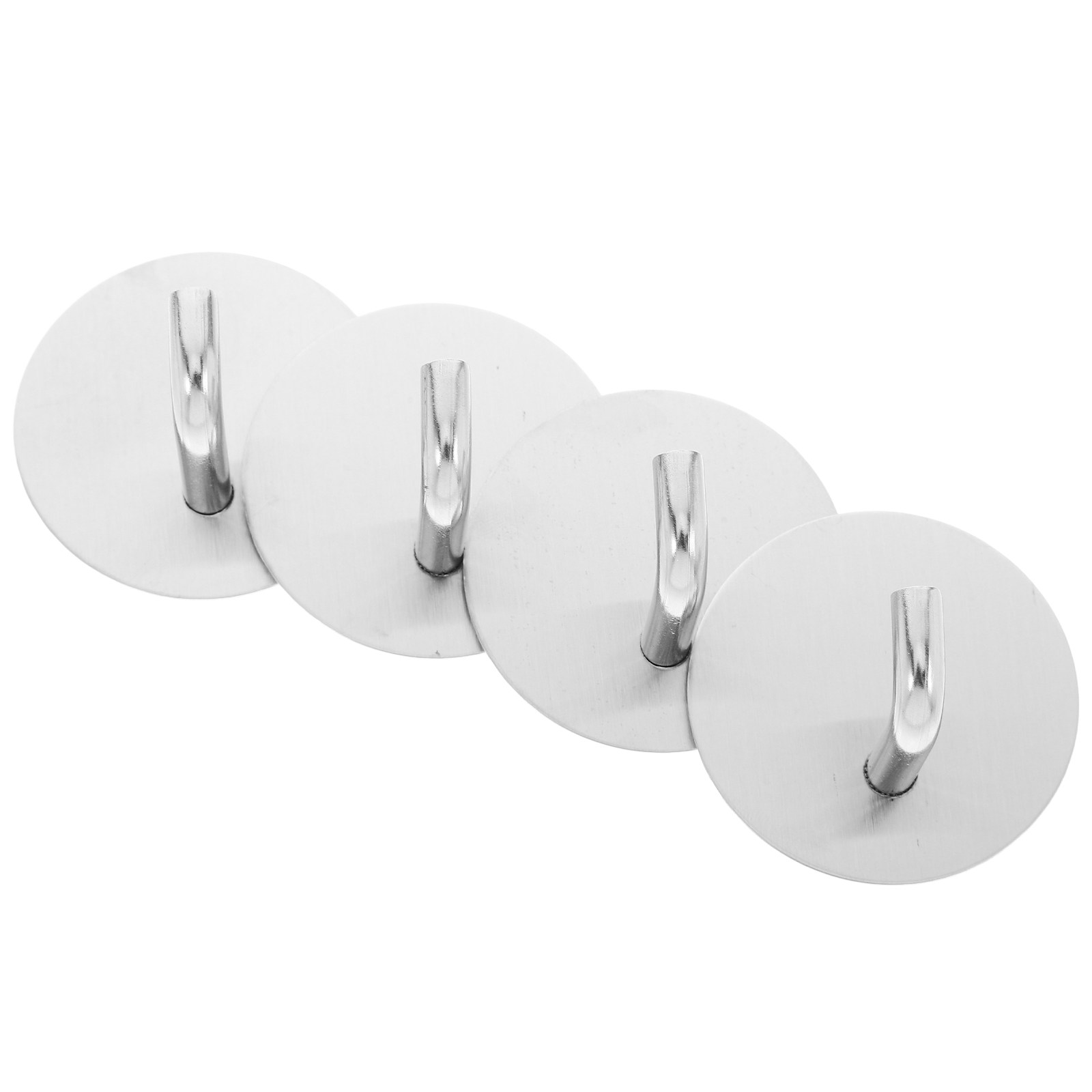 Robe Hook Adhesive - 4Pcs Stainless Steel Hooks Self Adhesive