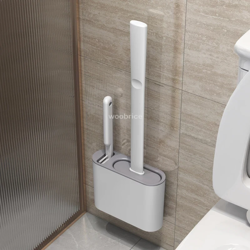 Home Bathroom Products - Wall Hanging Toilet Brush with Holder