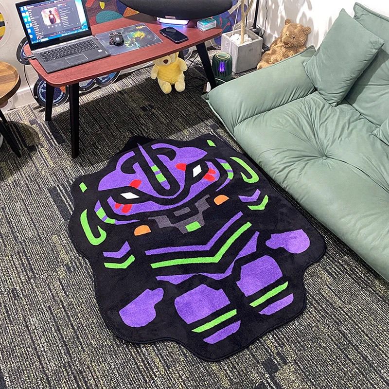 Home Goods Bathroom Rugs - NEON GENESIS EVANGELION Designer Plush Rug