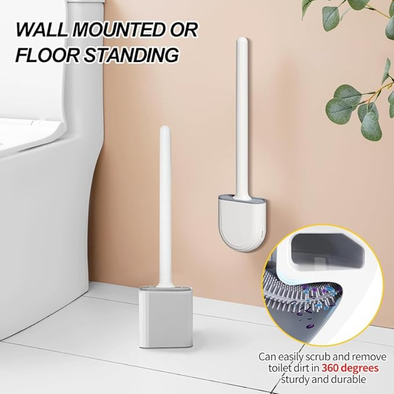 Silicone Toilet Brush and Hold - огляд і ціна Toilet Brush Holder