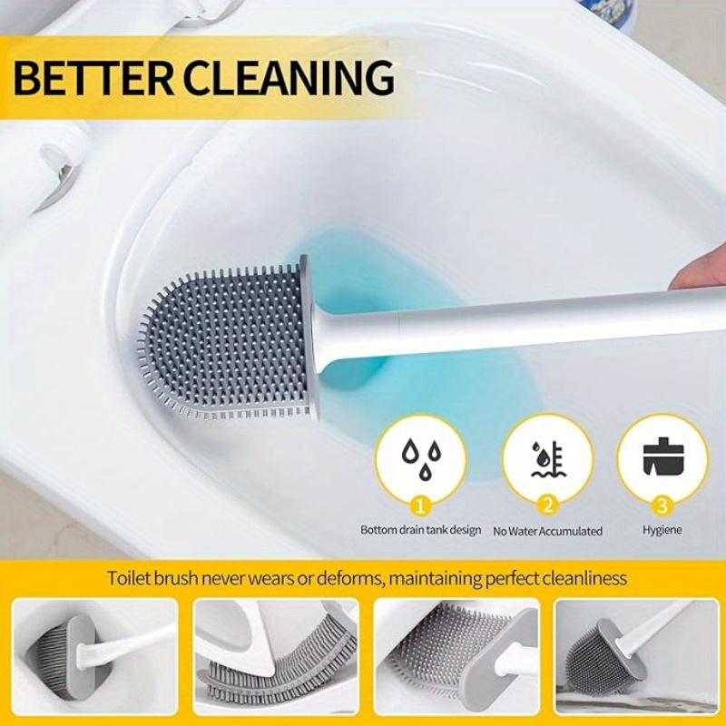 Silicone Toilet Brush and Hold - огляд і ціна Toilet Brush Holder