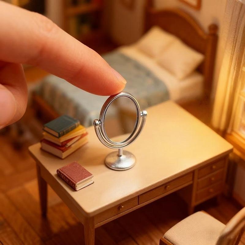 1Pcs Miniature Retro Mirror Dr - огляд і ціна Home Bathroom Products