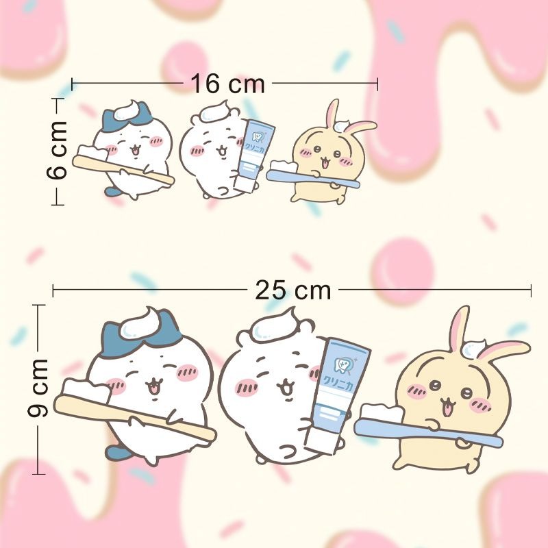 Hot Chiikawa Mirror Stickers S - огляд і ціна Home Bathroom Products
