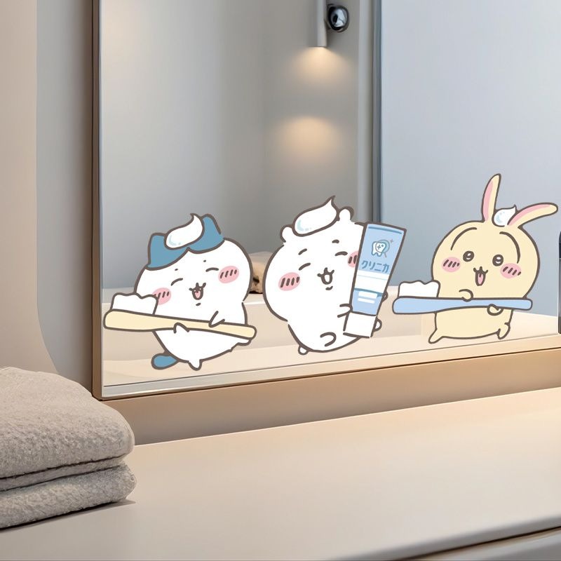 Hot Chiikawa Mirror Stickers S - огляд і ціна Home Bathroom Products