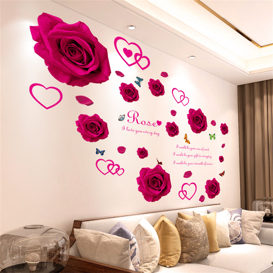 3D Butterfly Flower Colorful W - огляд і ціна Home Bathroom Wallpaper