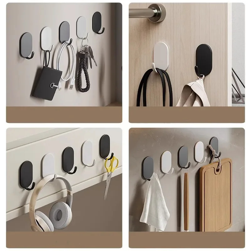 1/10Pcs Self-Adhesive Wall Hoo - огляд і ціна Robe Hook Adhesive
