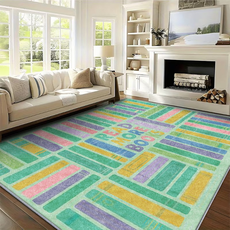 Pastel Rainbow Striped Good Mo - огляд і ціна Home Goods Bathroom Rugs