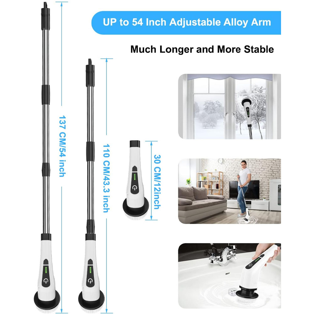 Cordless Spin Scrubber Electri - огляд і ціна Home Bathroom Products