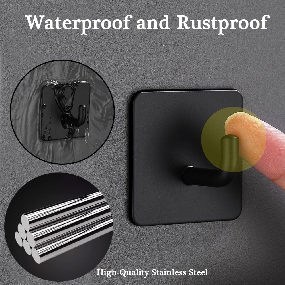 Stainless Steel Bathroom Robe  - огляд і ціна Robe Hook Adhesive
