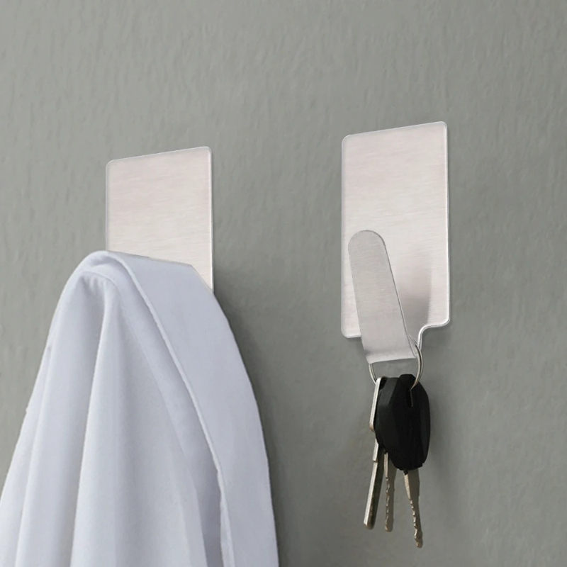 5PCS Stainless Steel Self Adhe - огляд і ціна Robe Hook Adhesive