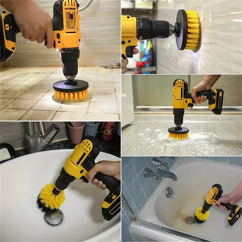 3 Pcs/Set Power Drill Brush Se - огляд і ціна Home Bathroom Products
