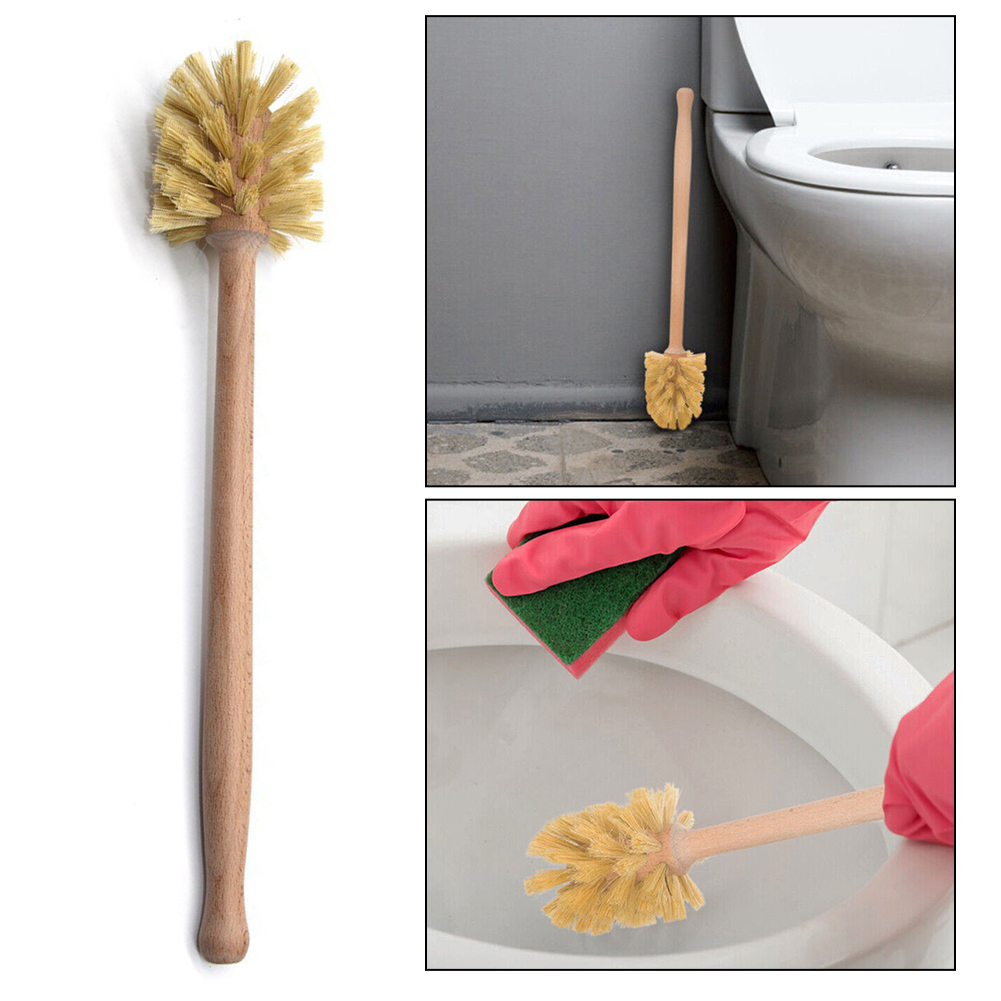 1PC Wooden Toilet Brush Long H - огляд і ціна Toilet Brush Holder