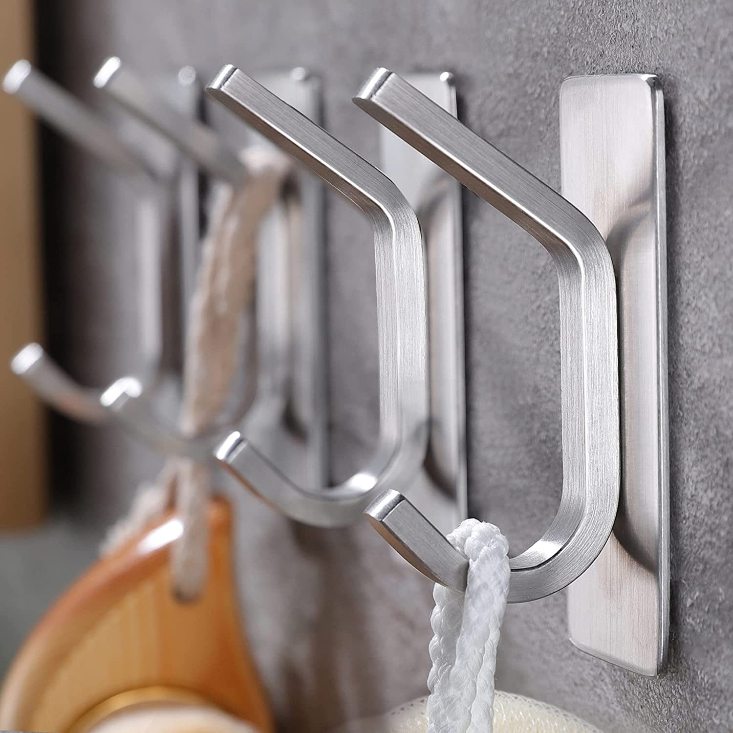 4/1pcs Multi-purpose Wall Hook - огляд і ціна Robe Hook Adhesive