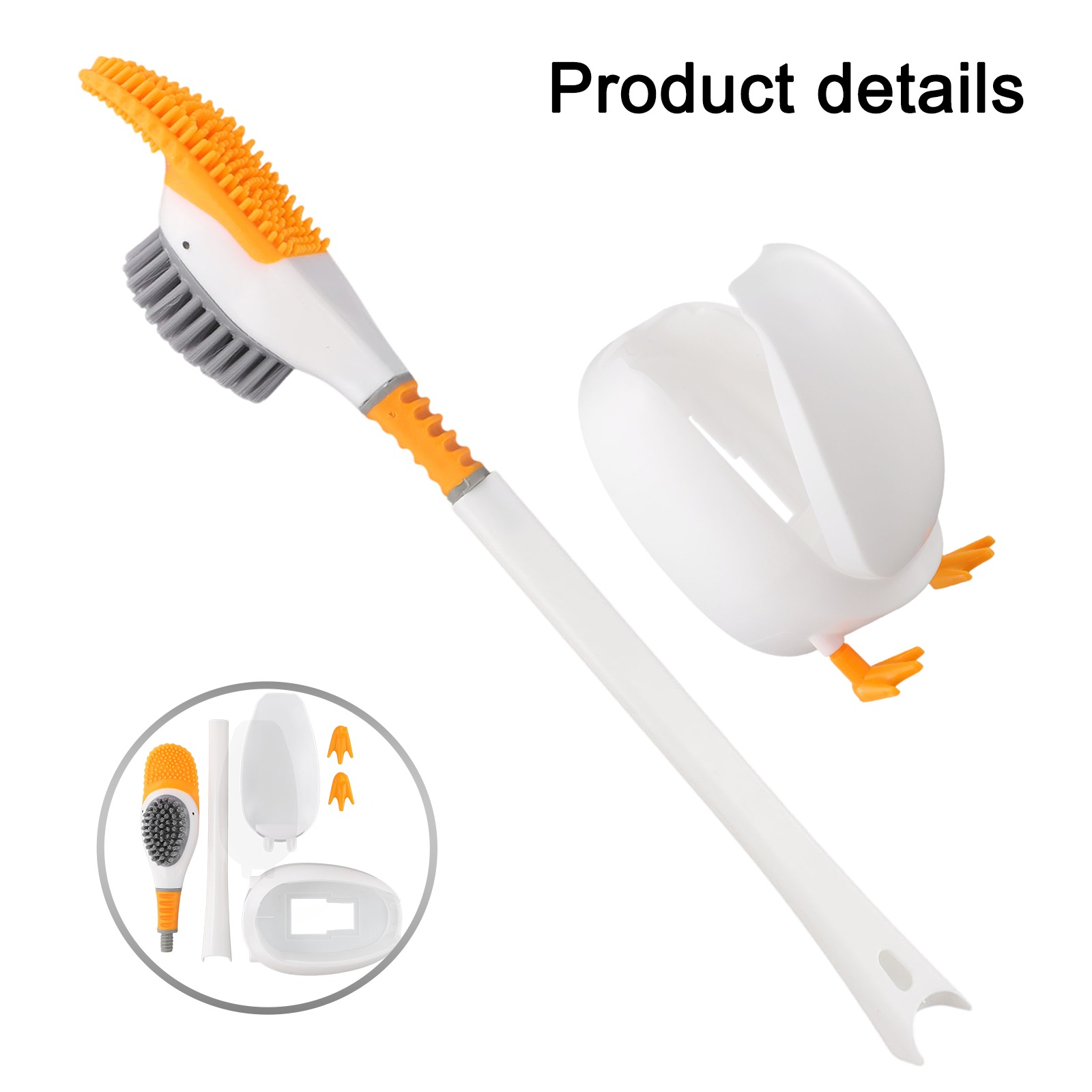 1PC Silicone Toilet Brush With - огляд і ціна Toilet Brush Holder
