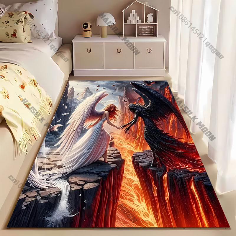 Good versus evil duality carpe - огляд і ціна Home Goods Bathroom Rugs