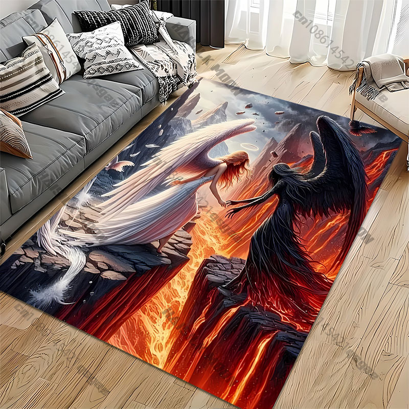 Good versus evil duality carpe - огляд і ціна Home Goods Bathroom Rugs