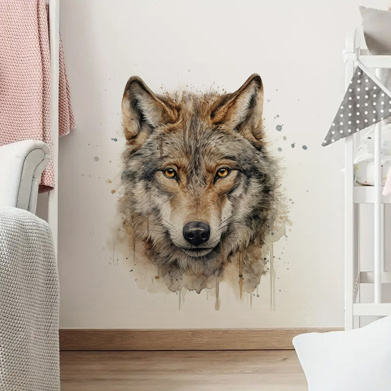 Wolf Wall Stickers, Toilet Sti - огляд і ціна Home Bathroom Wallpaper