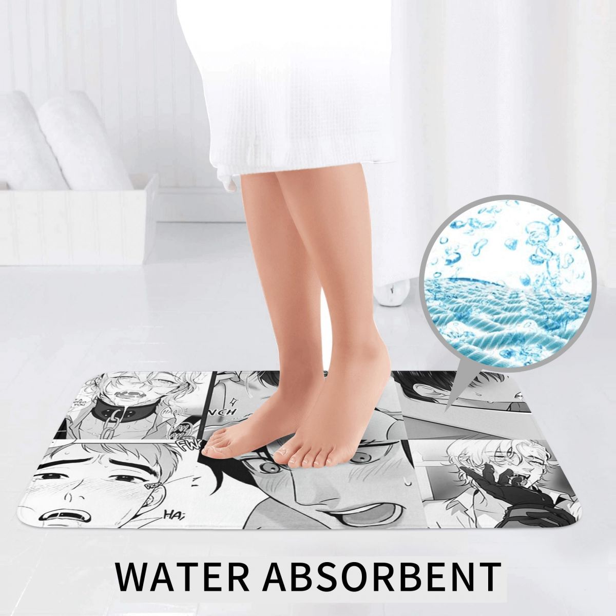 The Good Yaoi Boys 3 Pcs Bath  - огляд і ціна Home Goods Bathroom Rugs