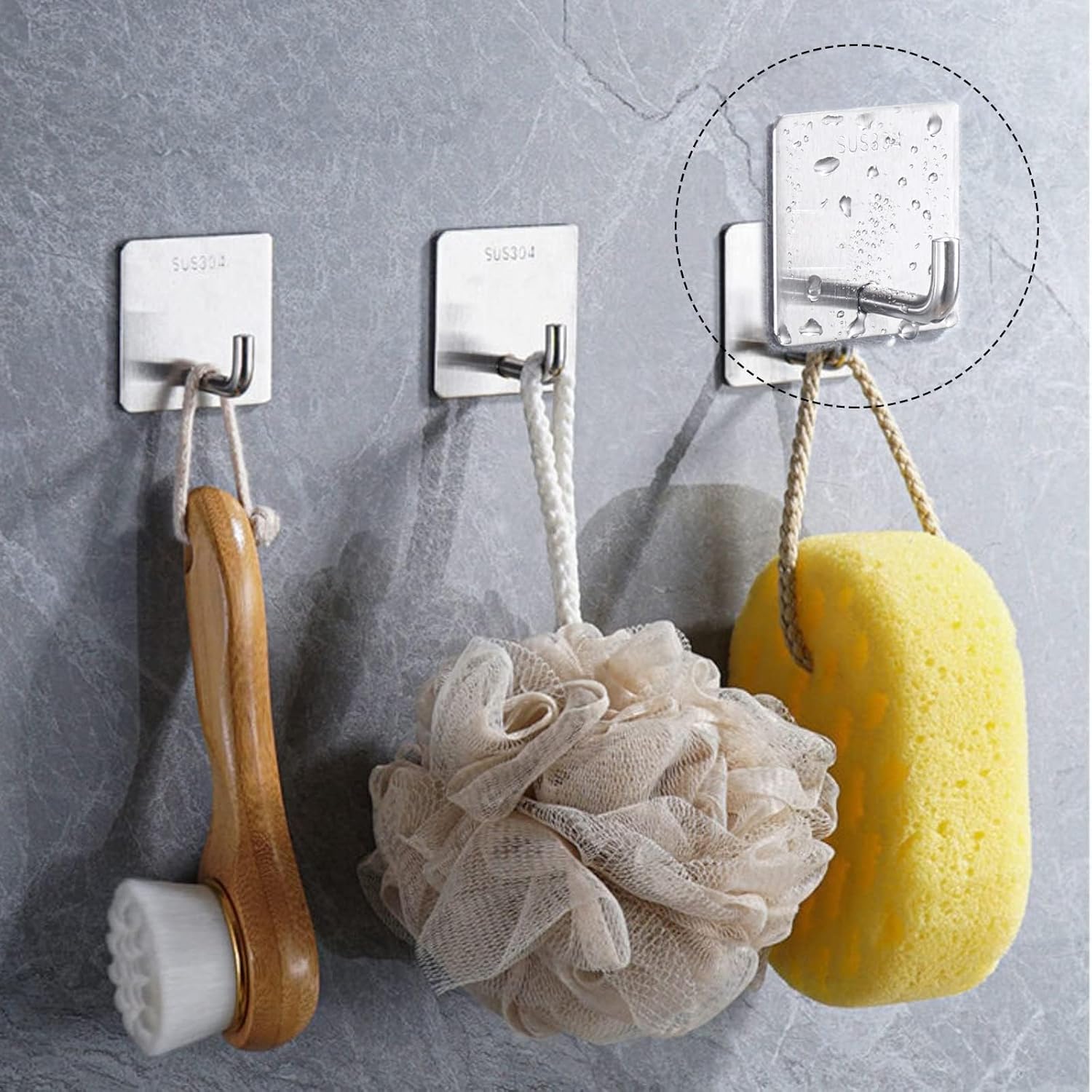 Self-Adhesive Towel Hooks 304  - огляд і ціна Robe Hook Adhesive
