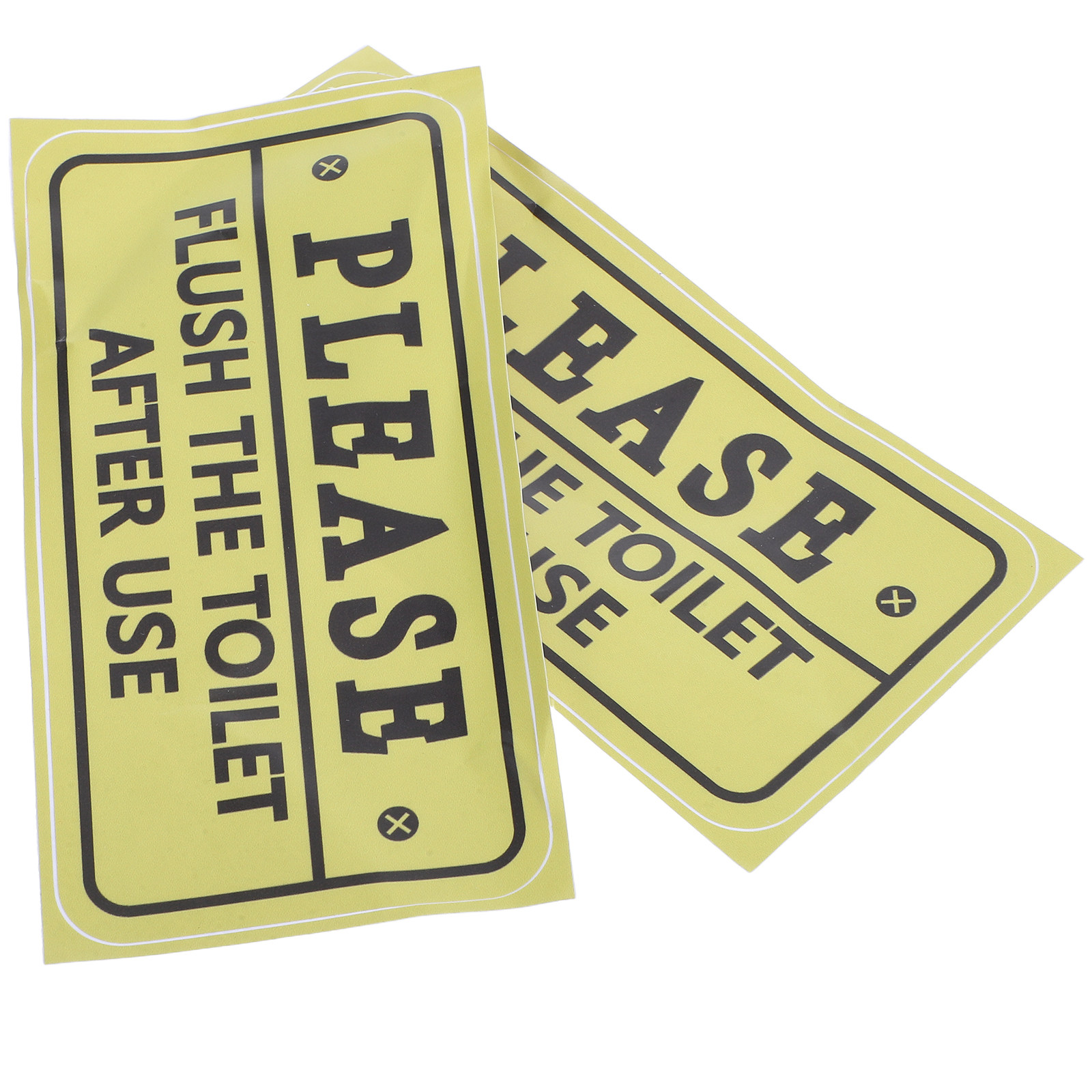 2Pcs Toilet Reminder Decal Wat - огляд і ціна Home Bathroom Etiquette
