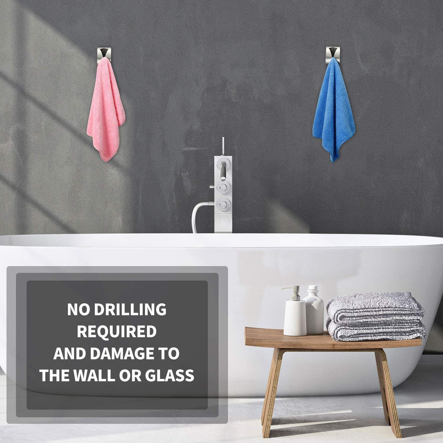 Stainless Steel Self Adhesive  - огляд і ціна Robe Hook Adhesive